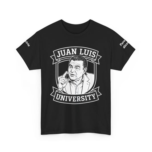 Camiseta “Juan Luis University – Manguta Edition”