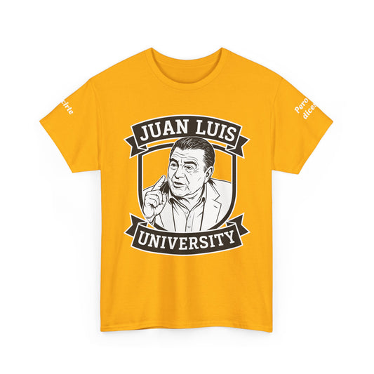 Camiseta “Juan Luis University – Manguta Edition”