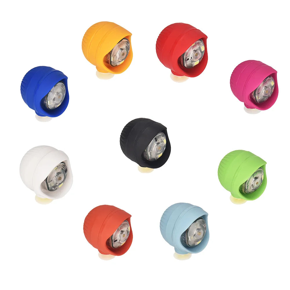 2PCS Crocs charms luces Shoe Lights pvc LED Headlight